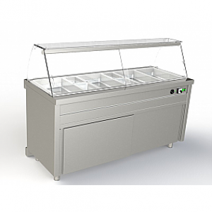 Bain Marie βιτρίνα snack 140cm