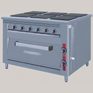 Επιδαπέδια ηλεκτρική κουζίνα με φούρνο Νοrth F80 Ε6