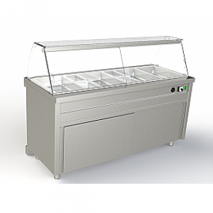 Bain Marie βιτρίνα snack 172cm